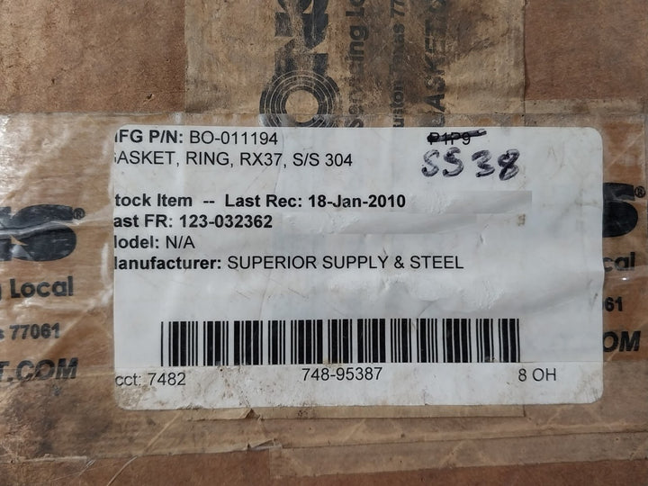 Lamons 6A0112.1 Stainless Steel Gasket Ring Bo-011194