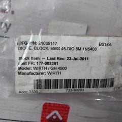 Phoenix Contact EMG 45-DIO 8M-1N5408 Diode Block