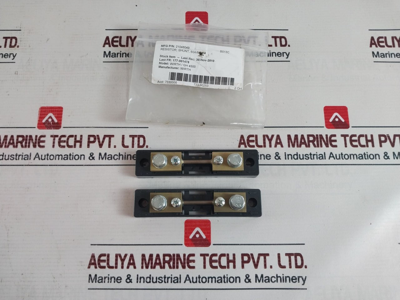 Wirth 21048049 Shunt Resistor 60A/60MV