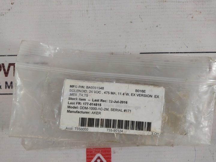 Norgren 4230 DDM-1000-AC-2M Solenoid Coil 24 VDC
