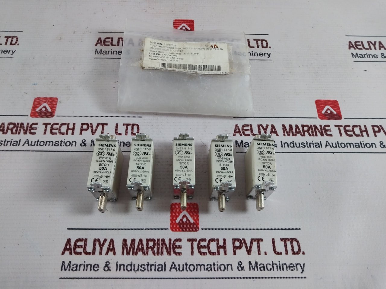 Siemens 3NE1 817-0 Fuse Link 50A