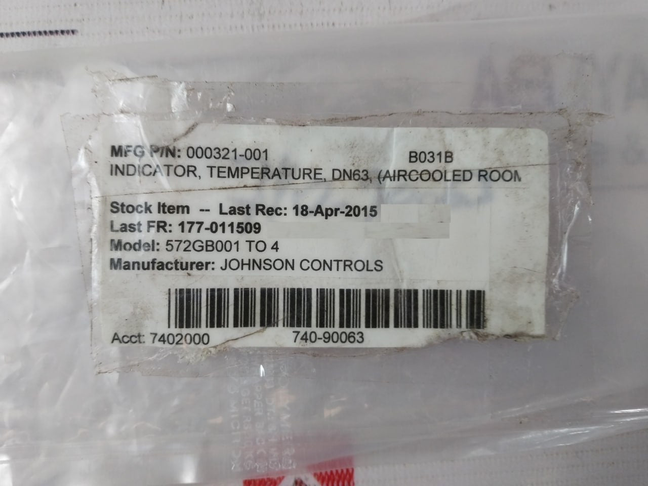 Wika 572GB001 To 4 Temperature Gauge -30 To 50°C