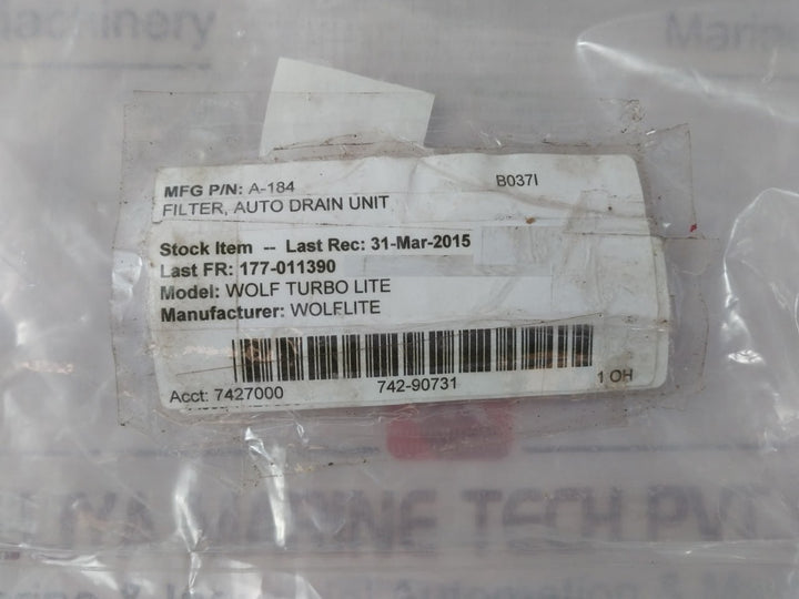 Hyvair 800-A Auto Drain Unit Filter 150 PSI Max