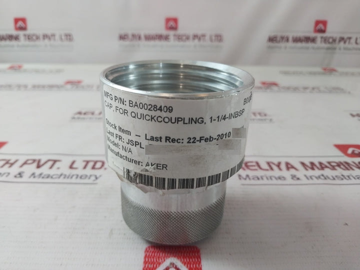 Faster TFV114 Cap For Quick Coupling 1-1/4-Inbsp