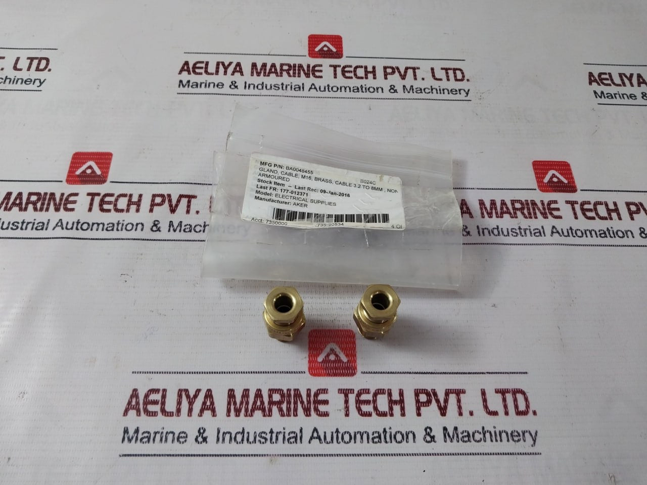 Aker Gland M16 Cable Gland 3.2 To 8mm Ba0048455