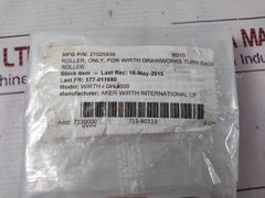 Aker 21025939 Roller for Wirth Drawworks Turn Back