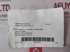 Siemens 5Sy6210-7 5Sy62 Mcb C10 Miniature Circuit Breaker 2A