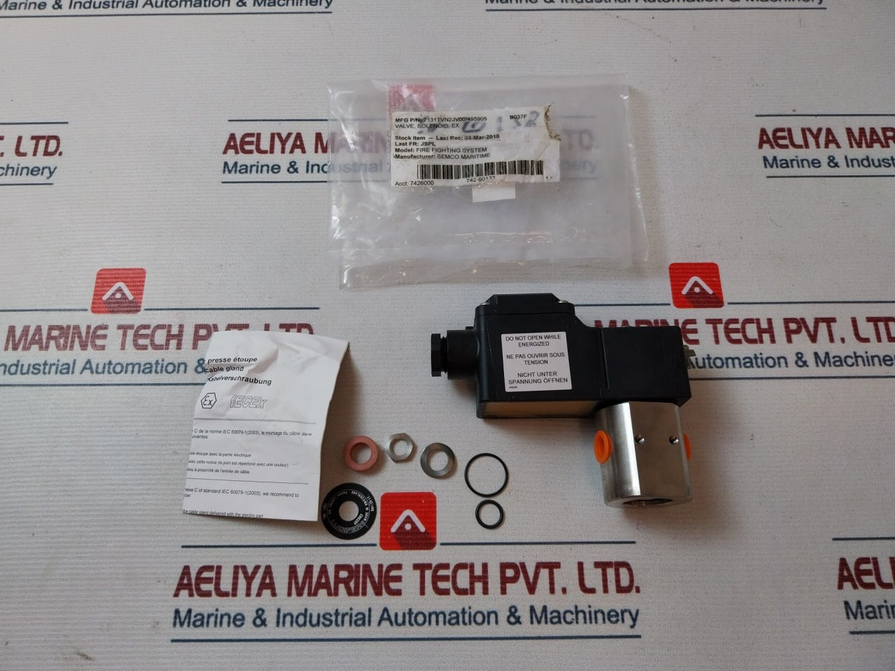 Parker Lucifer 49590502 Hz96C2 Solenoid Valve Ip67 24V 360 Ma