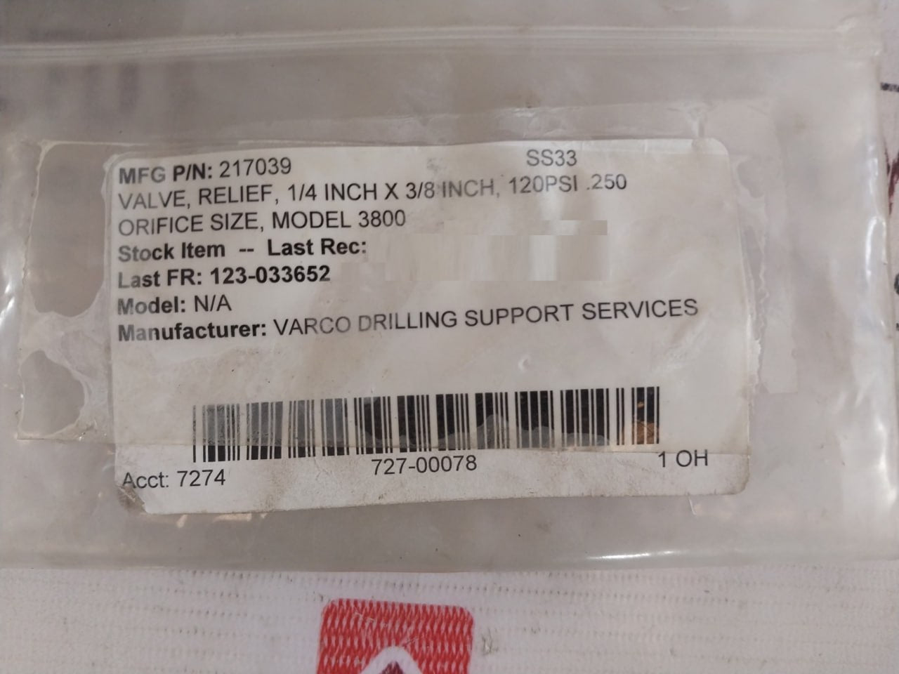 FLUID MECHANICS 38200-2110 Safety-Relief Valve 1/4 Inch X 3/8 Inch 120 PSI