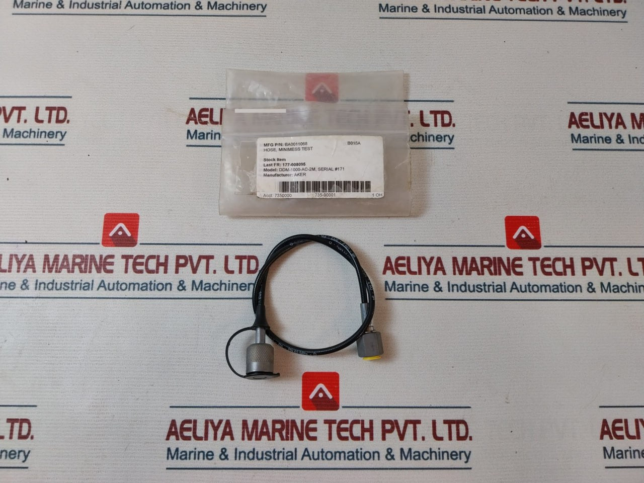 Aker BA0011068 Minimess Test Hose DN2-2/12-PA-PN 63 MPa-D DDM-1000-AC-2M
