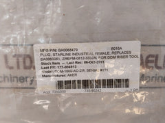 Amphenol ZREPM-0812-333SN Starline Industrial Female Plug DDM-1000-AC-2M