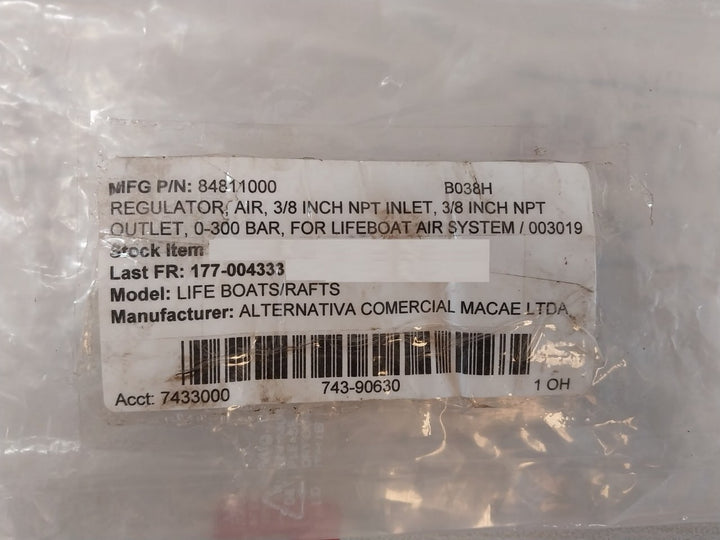 Condor Alternativa Comercial BR801 Oxygen Pressure Regulator 84811000 230 Bar