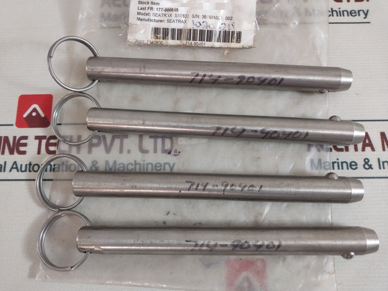 Seatrax S10832 Latch Pin