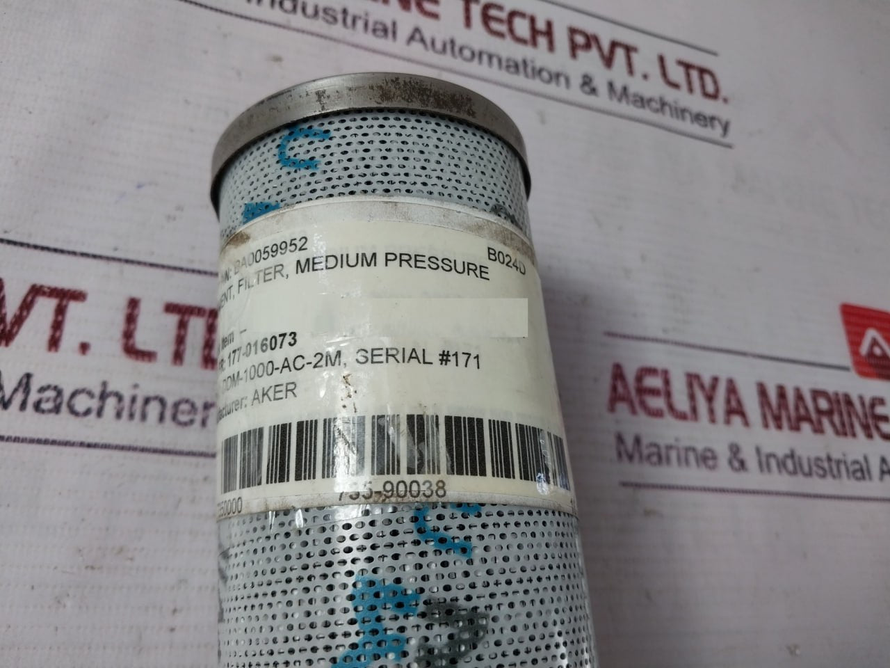 Aker Mhwirth Ba0059952 Medium Pressure Filter Element