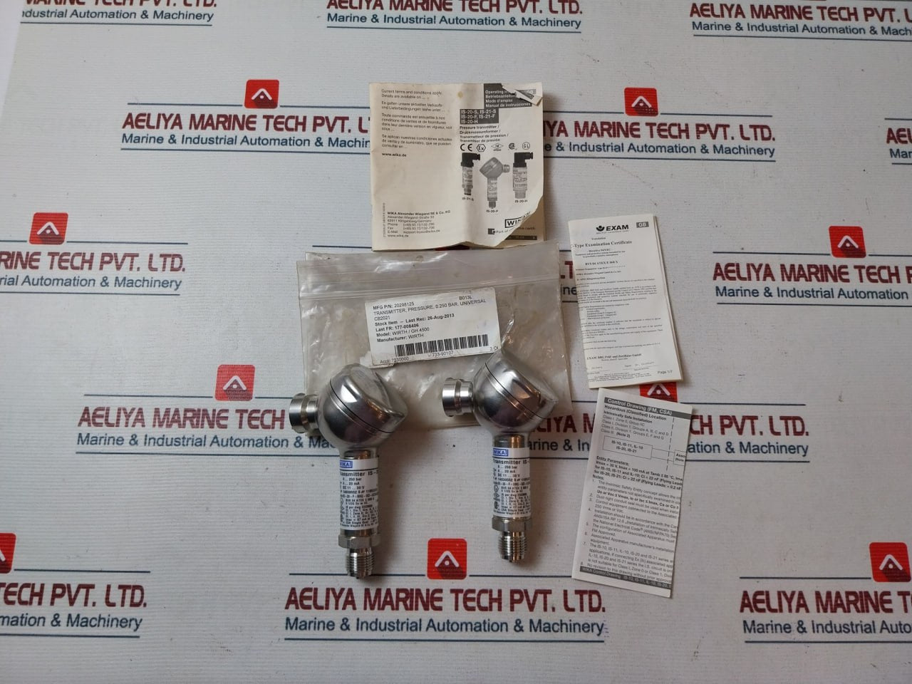 Wika IS-20-F Pressure Transmitter GH 4500 0…250 Bar 4…20 mA