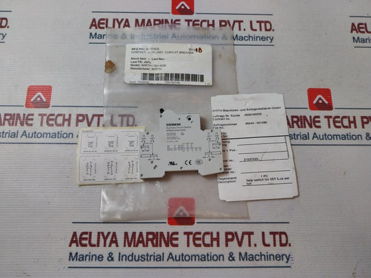 Siemens 5ST3010 Auxiliary Circuit Switch 21037025 440V 16A