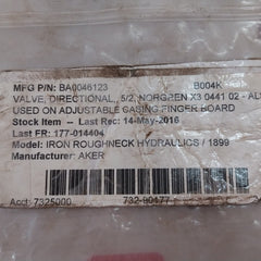 Imi Norgren X3044102 Pilot Operated Inline Valve 2-10 Bar