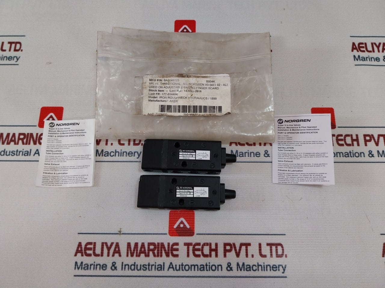 Imi Norgren X3044102 Pilot Operated Inline Valve 2-10 Bar