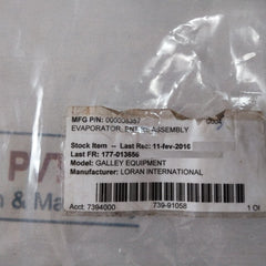 Loran C11162150120001r5 Evaporator 000008357 C004 7394000 739-91058 1oh