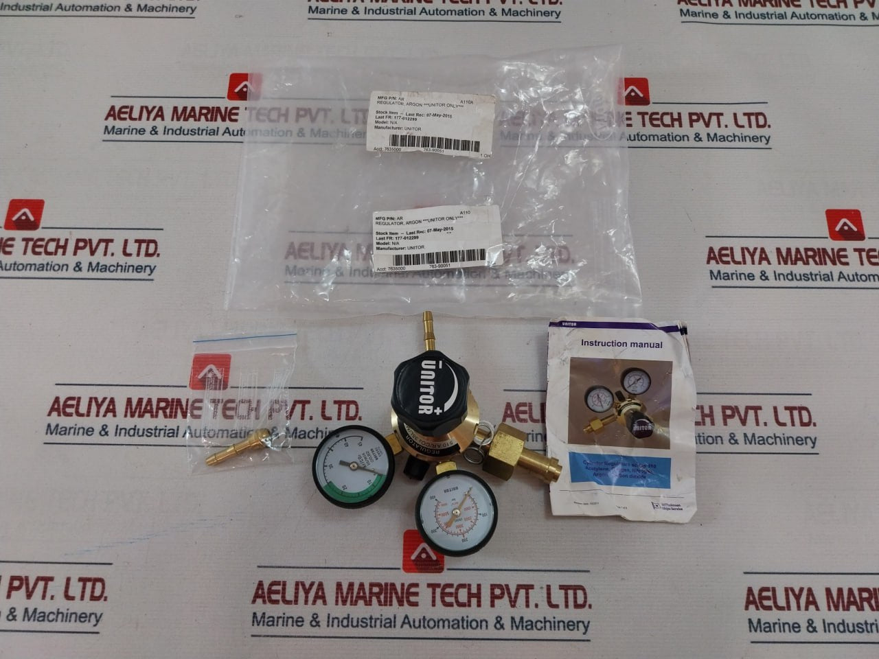 Unitor 510 Ar/co2 Pressure Regulator 0-400 Bar/0 – 5800 Lbf/in2 Class 0