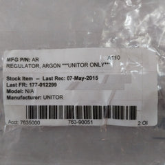 Unitor 510 Ar/co2 Pressure Regulator 0-400 Bar/0 – 5800 Lbf/in2 Class 0