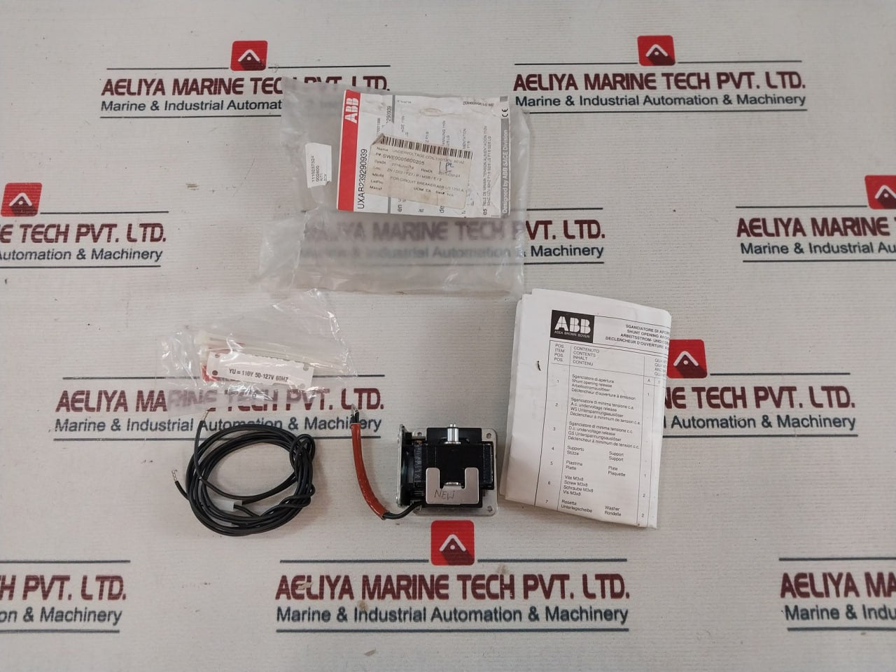 Abb Uxab239290939 Undervoltage Release Supply Kit 110/115v 50hz / 125/127v 60hz