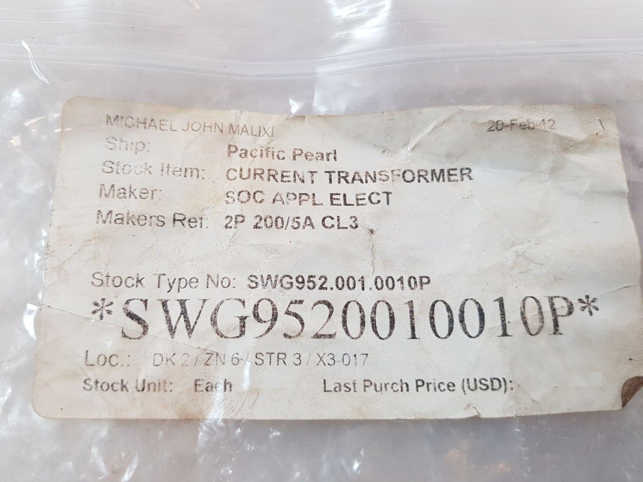 Ime Taig50C200 Current Transformer 200A/5 A 47–50–63 Hz