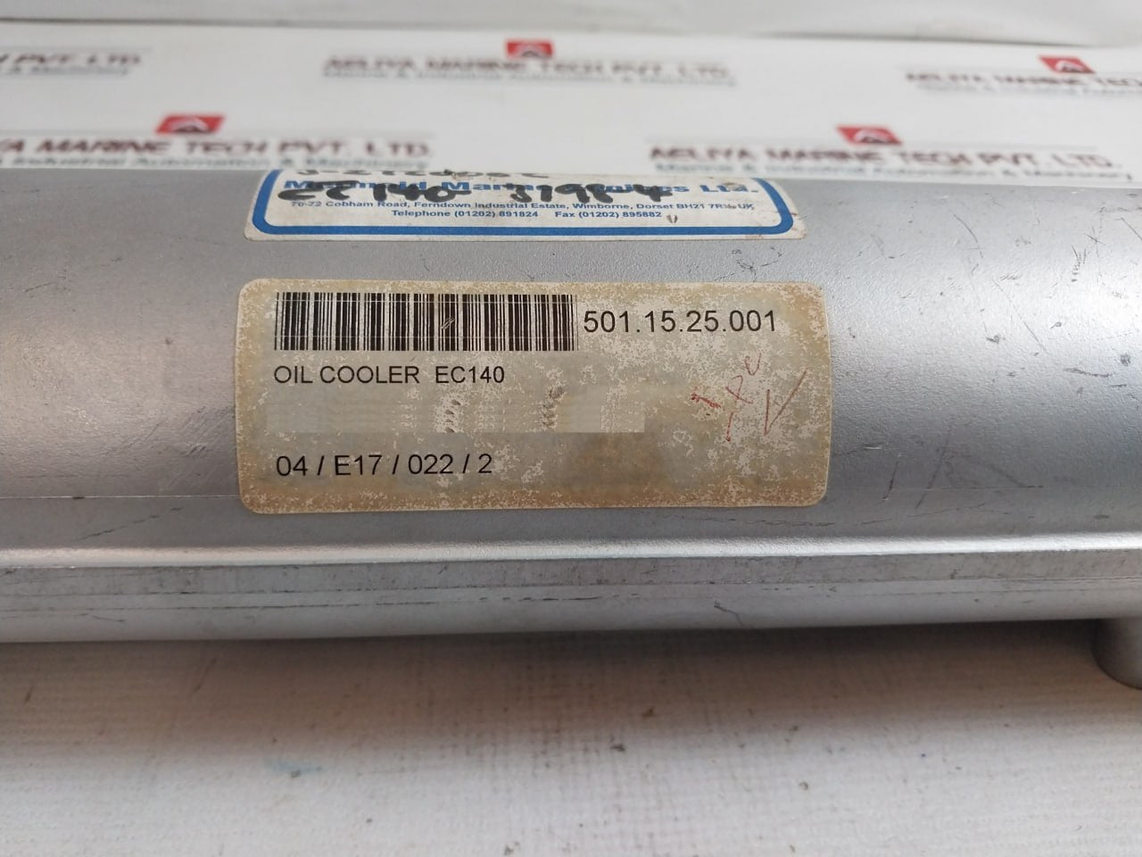 Bowman Ec140-3198-4 Oil Cooler 501.15.25.001