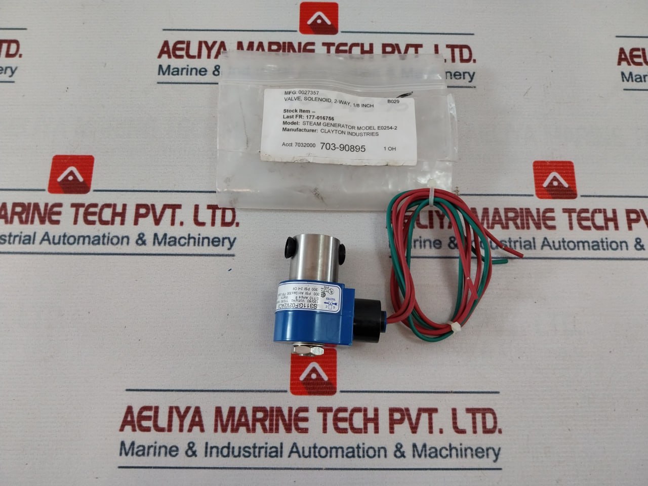 Gc Valves S311Gf02V2Ac9 Solenoid Valve 110/50 Volts 0.110 Amps 8 Watts