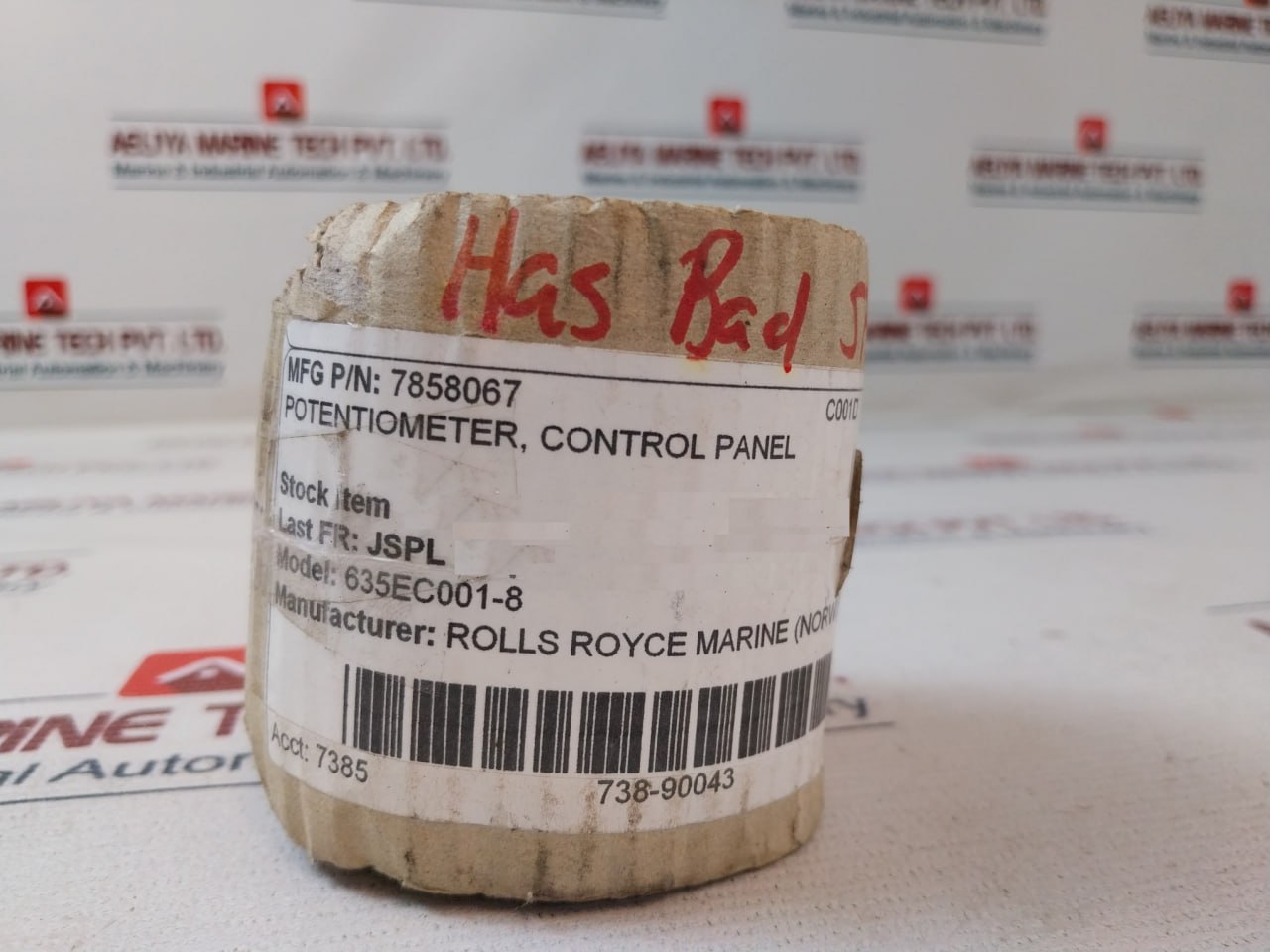 Caldaro Ab 635Ec001-8 Potentiometer Control Panel Fscb50Ag3