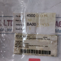 Oil Control 05420510043500A Dual Counterbalance Valve BA0022437