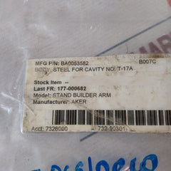 Sun Hydraulics Yjx/s Cartridge Valve Seat Ba0053582