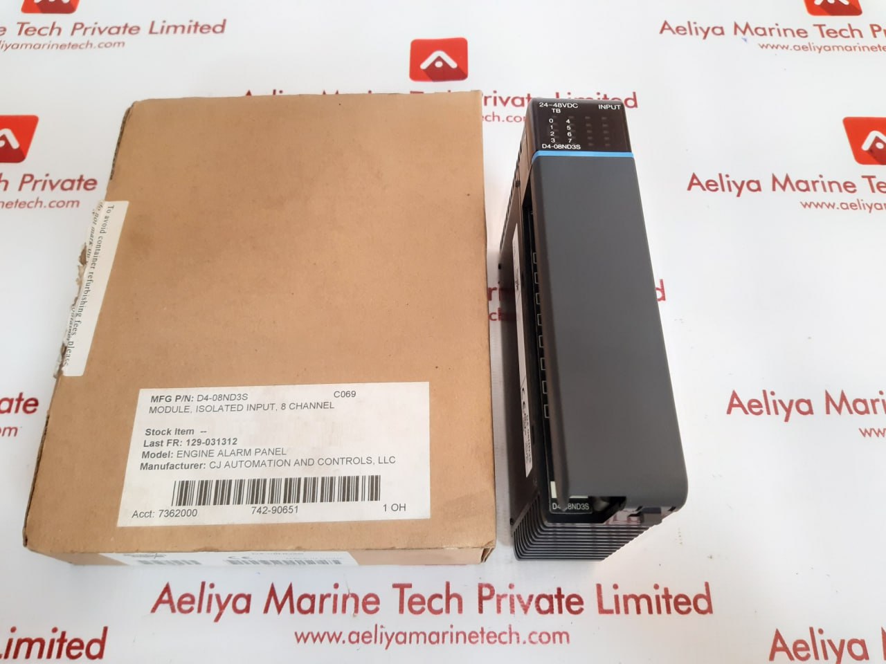 AUTOMATION DIRECT D4-08ND3S Input module 24-48VDC - Aeliya Marine Tech