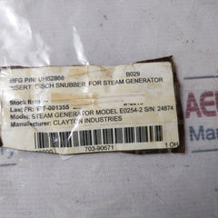 Clayton Industries Uh62868 Discharge Snubber Insert For Steam Generator E0254-2
