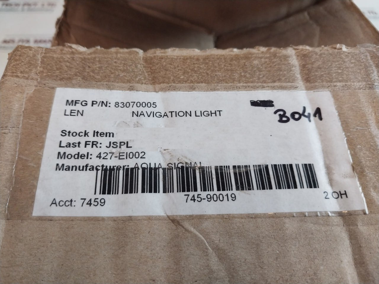 Aqua Signal E-8307000500 Navigation Light Lens As70 Upper 427-ei002