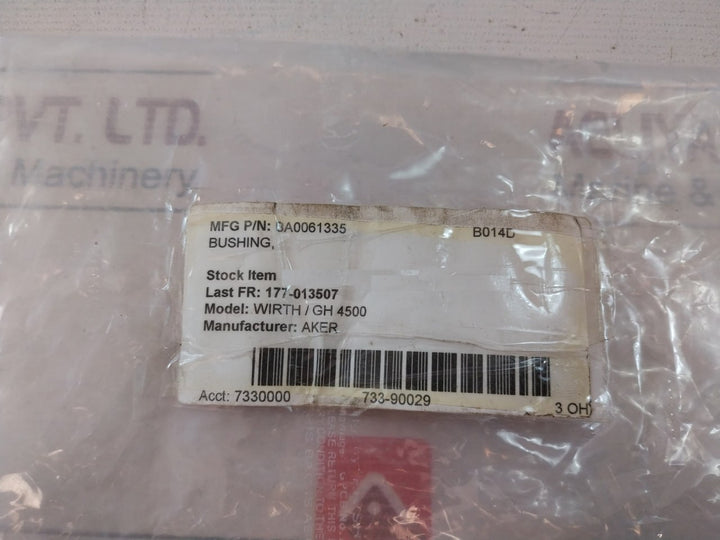Aker Ba0061335 Bushing For Wirth Gh 4500