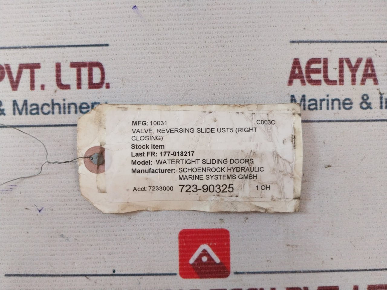 Hawe Sk 5703/Sd Reversing Slide Valve Dn6 1/4 Bsp, Watertight Door Pn500