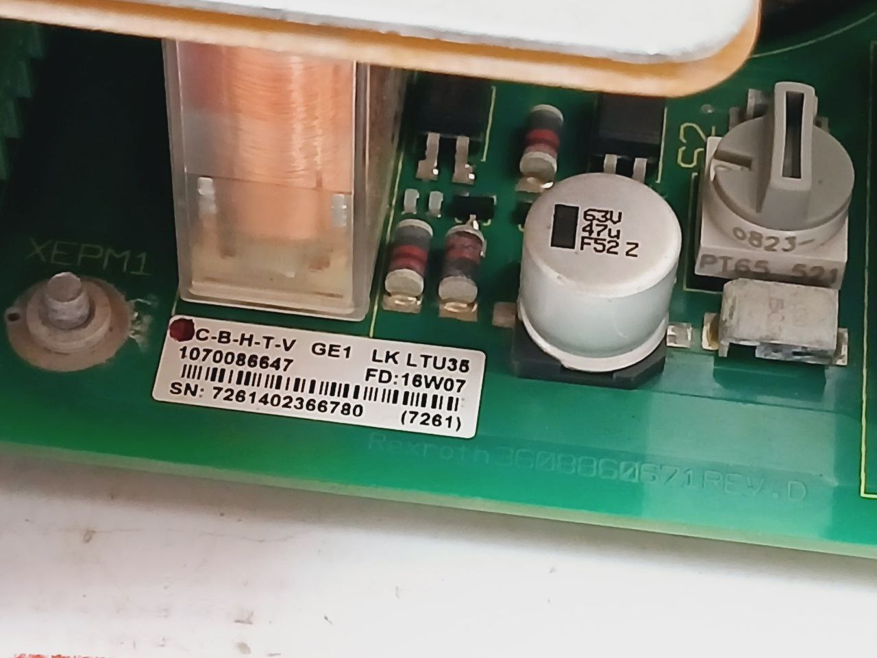 Rexroth Ltu350 3-phase Servo Amplifier Module Rev D 0 608 750 108 Ver 4.0