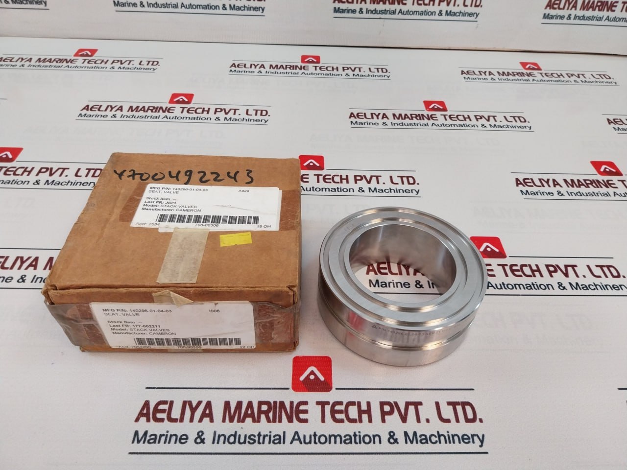 Cameron 140296-01-04-03 Valve Seat REV 01 Hn B16337