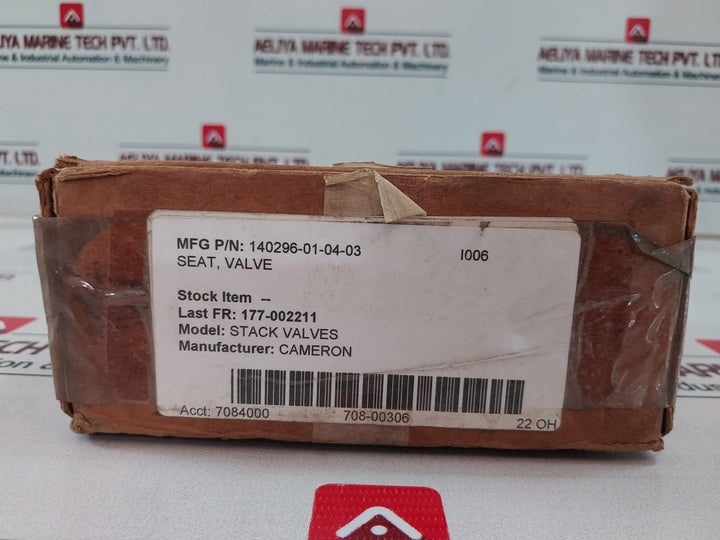 Cameron 140296-01-04-03 Valve Seat REV 01 Hn B16337