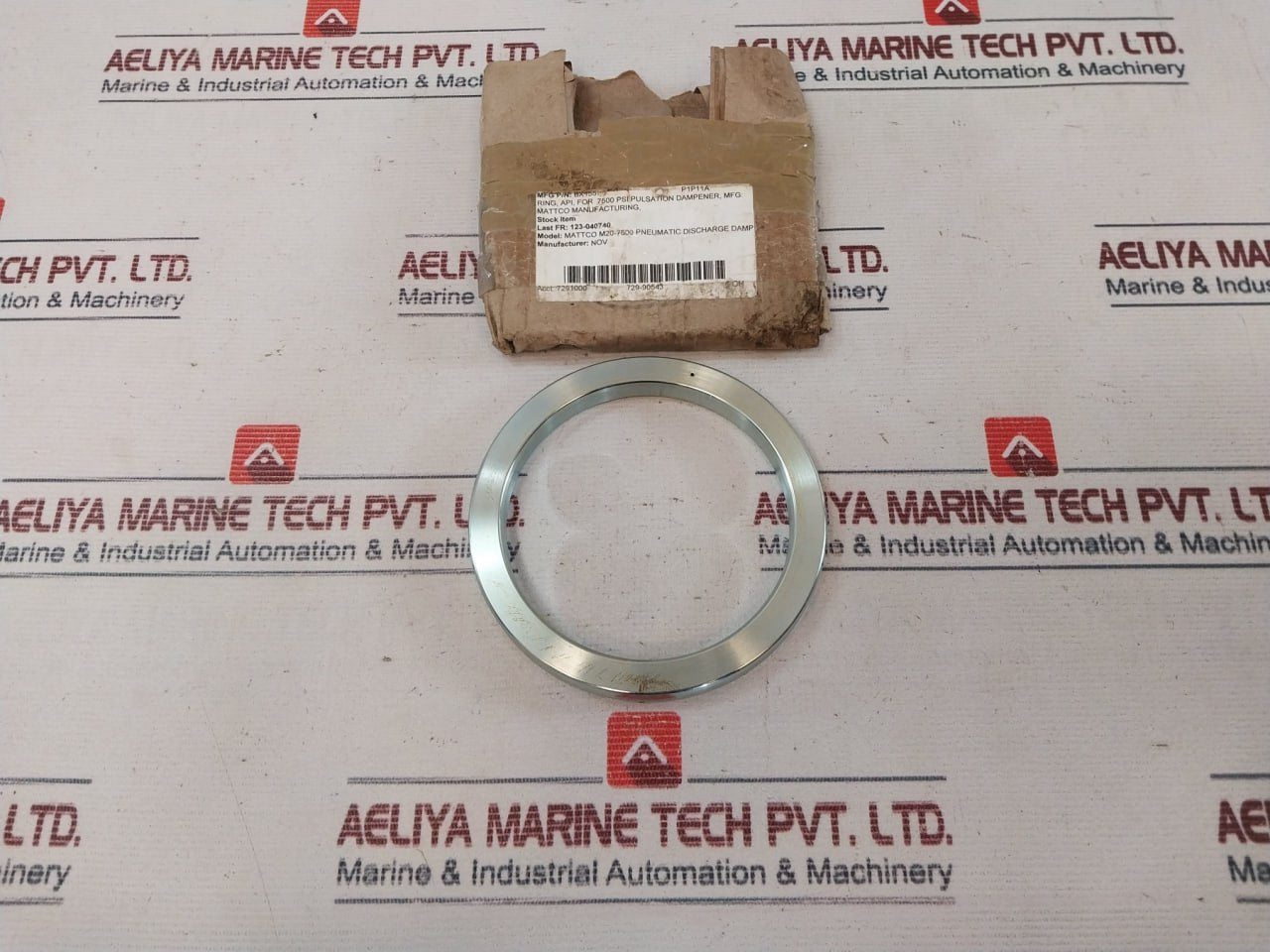 Wolar Mattco M20-7500 Pneumatic Discharge Damp Gasket Ring Bx-155