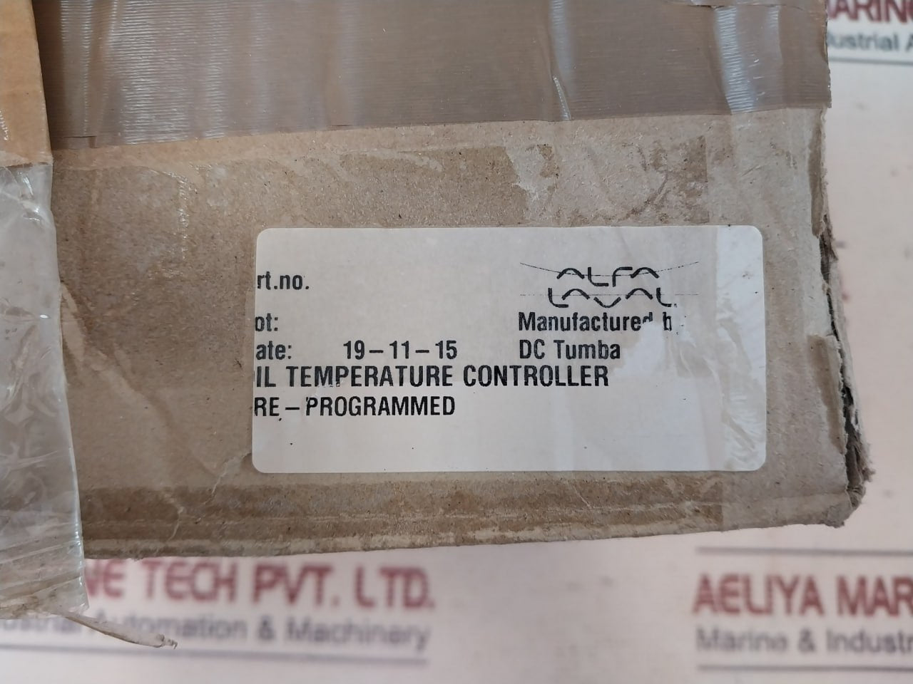 Alfa Laval 93al140 Temperature Controller Ag9682100025
