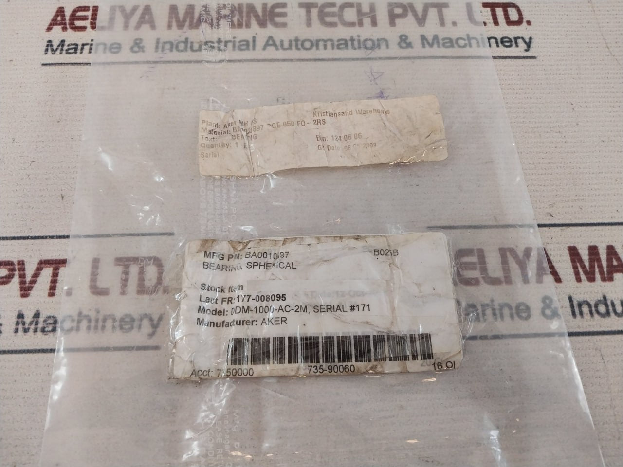 Elges Ge50-fo-2rs Spherical Plain Bearing D06 Ddm-1000-ac-2m Ba0010897