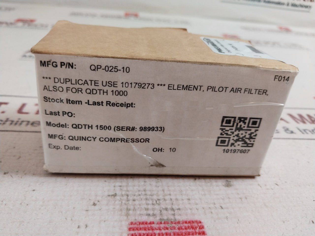 Pneumatech P-025-10 Pilot Air Filter Element 10179273