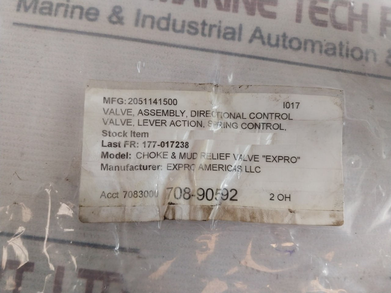 Continental Hydraulics Vmd03m-3f-g-10-b-y1179 Directional Control Valve,*265462*