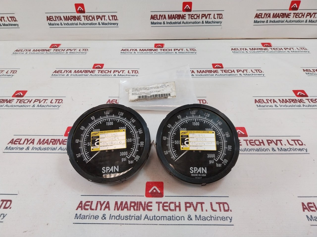 Span 0-3000 PSI Pressure Gauge 0-200 Bar Acoustic Control System