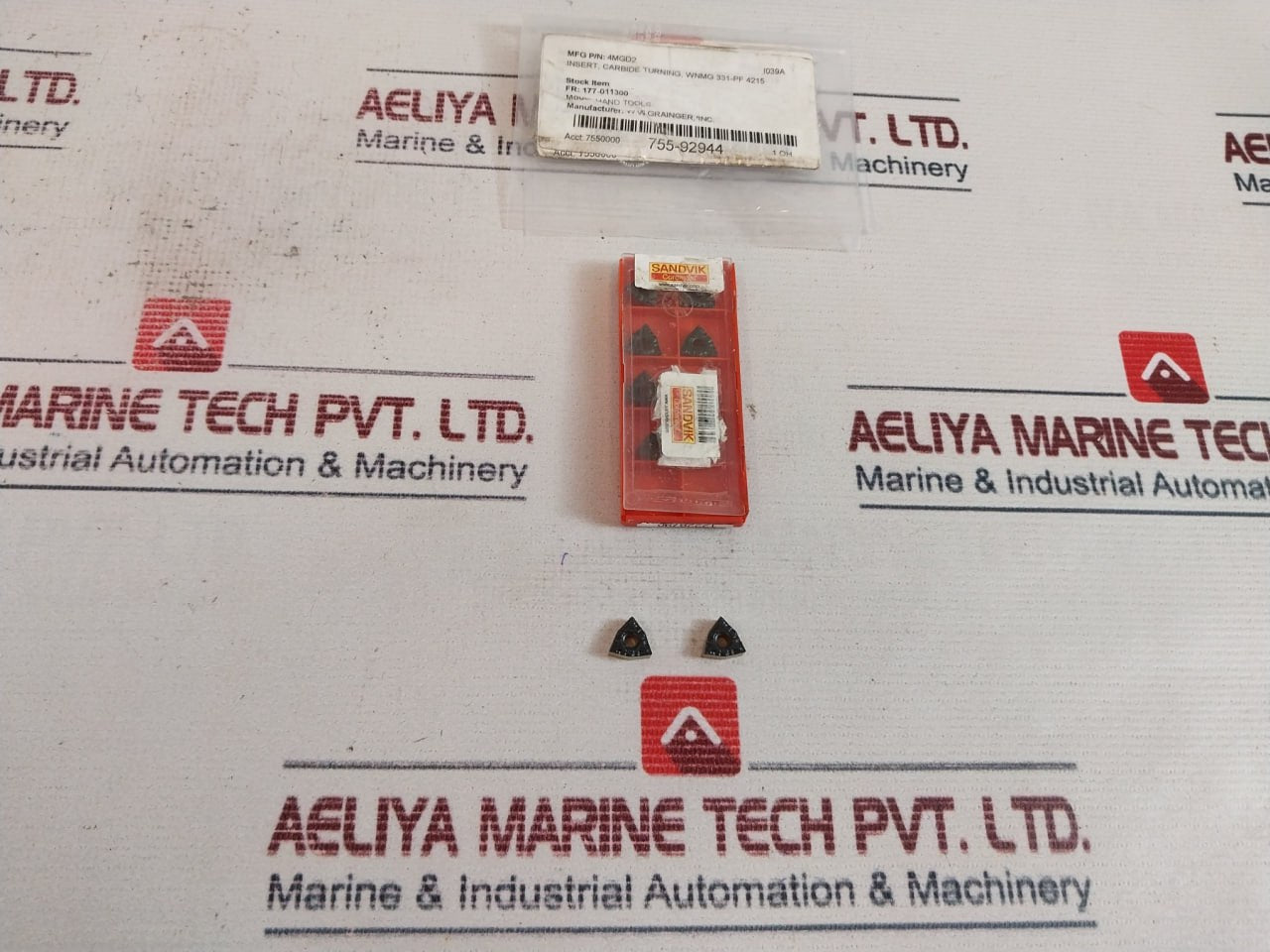 Sandvik Wnmg 06 04 04-pf Carbide Turning Insert 4g10731516