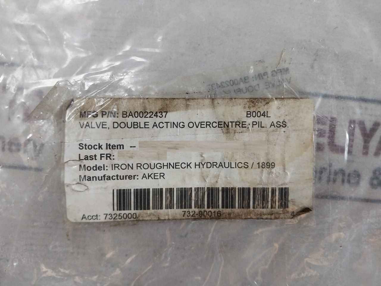 Oil Control 05420510043500A Hydraulic Valve