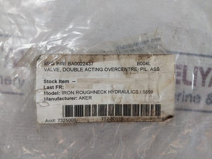 Oil Control 05420510043500A Hydraulic Valve