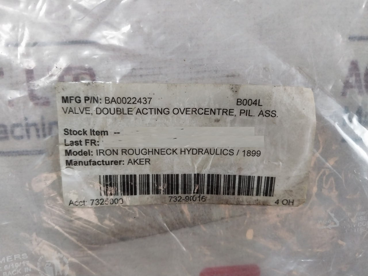 Oil Control 05420510043500A Hydraulic Valve